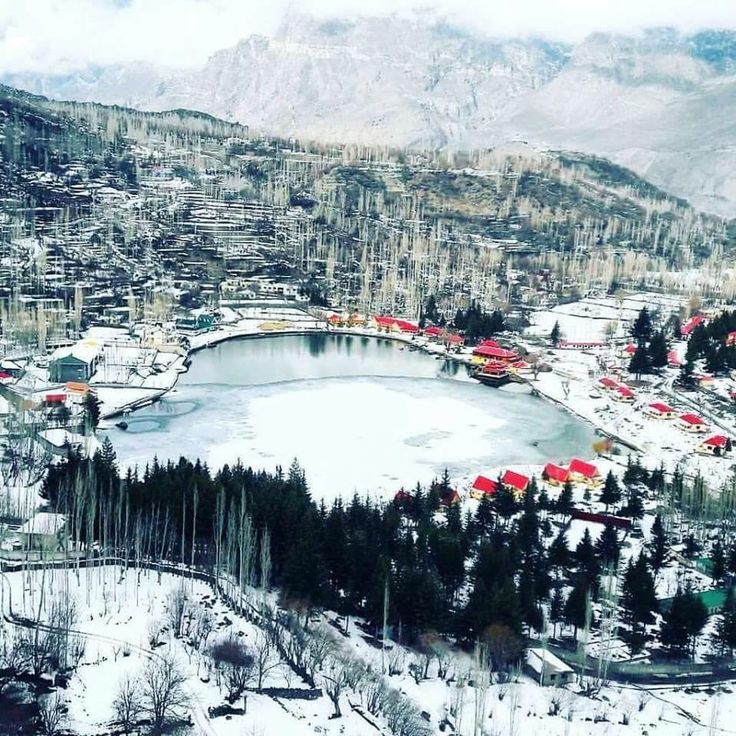 Winter view of Shigar Fort